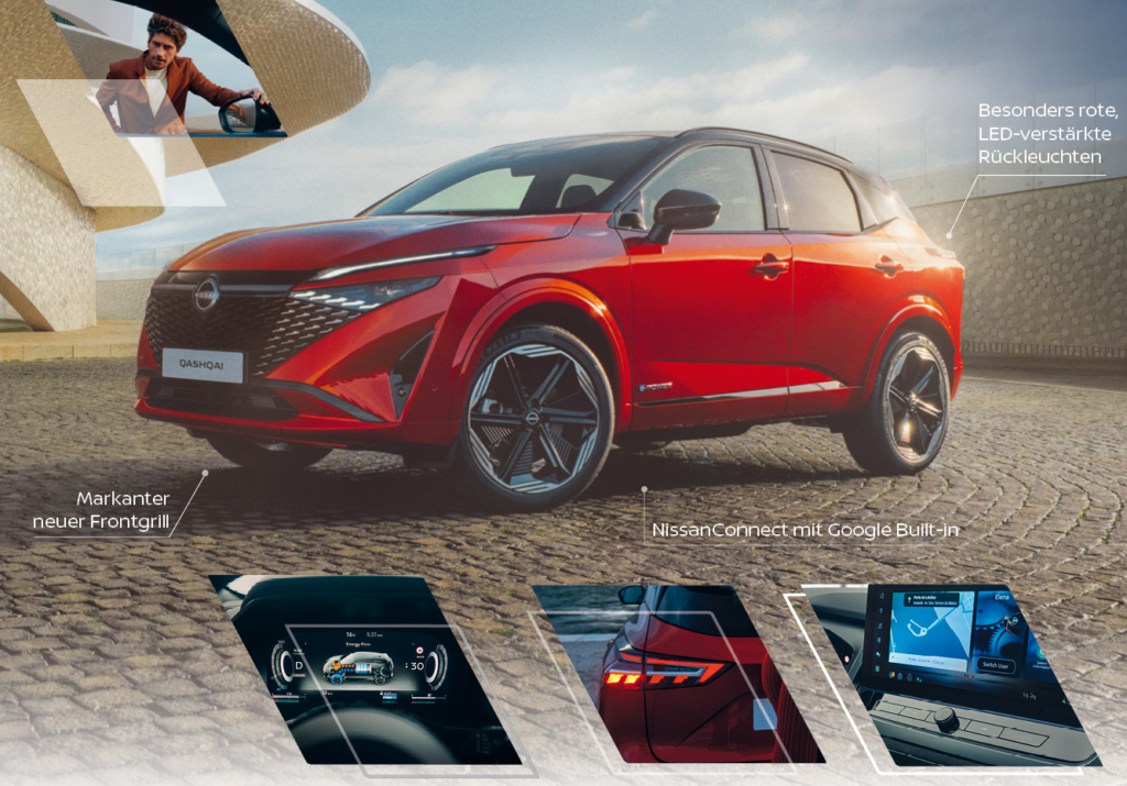 Nissan Qashai neues Design neue technische Feature